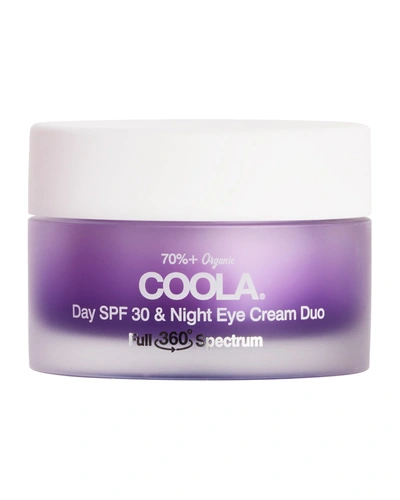 Coola Full Spectrum 360 Day Spf 30 & Night Organic Eye Cream Duo In N,a