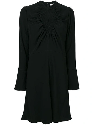 Chloé Draped Body Dress In Black