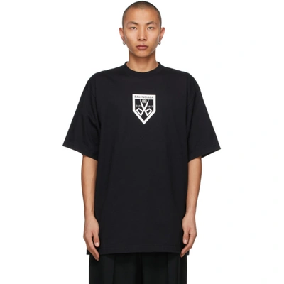 Balenciaga Black Scissors Flatground T-shirt