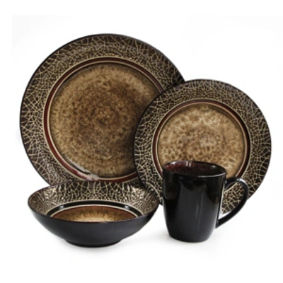 Jay Imports Markham Square 16pc Set In Brown