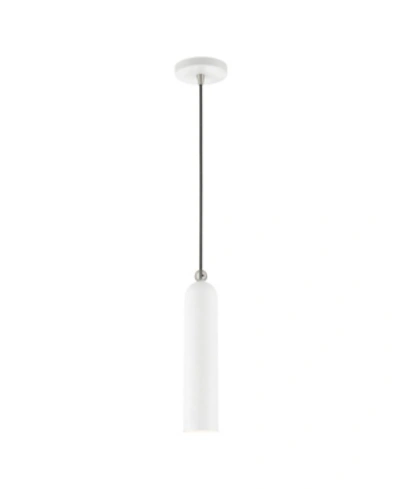 Livex Ardmore 1 Light Pendant In White