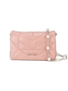 Miu Miu Pattina Orchidea Leather Convertible Clutch In Pink & Purple