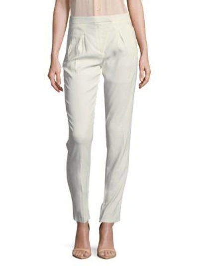 Sandro Peg-leg Pants In Ecru