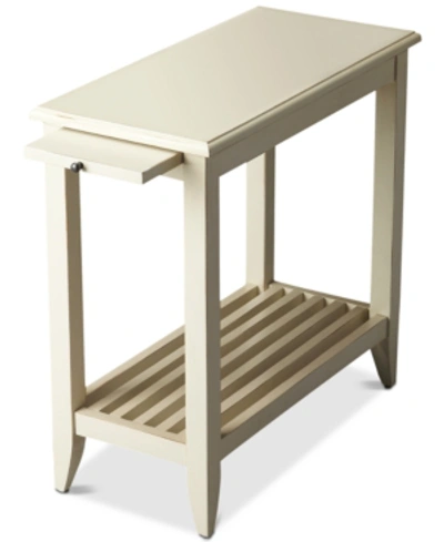 Butler Irvine Chairside Table In White
