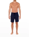 Hom Men's Cocooning Lounge Shorts In Navy