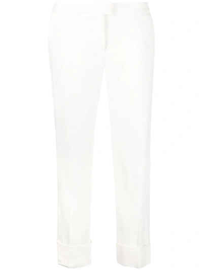 Fabiana Filippi Slim-fit Tailored Trousers In White