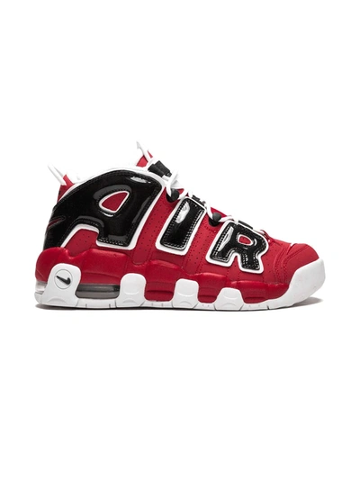 Nike Kids' Air More Uptempo "varsity Red" Sneakers In Varsity Red,black,white