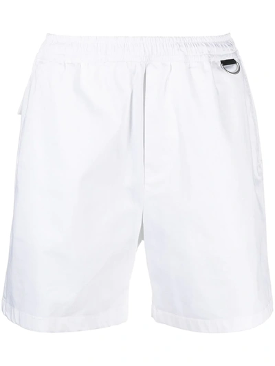 Low Brand Drawstring Jogging Shorts In White