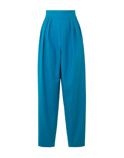 Attico Casual Pants In Blue
