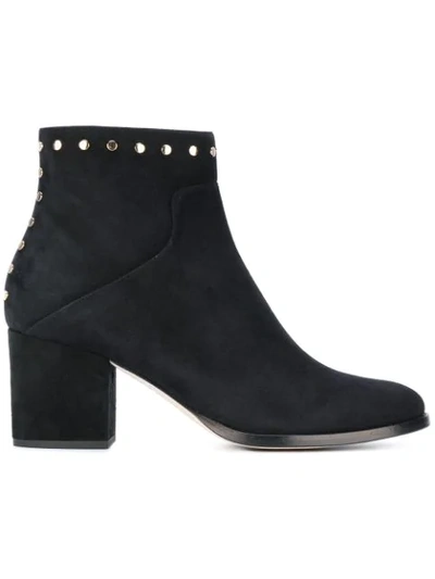 Jimmy Choo Melvin 65 Suede Ankle Boots In Black