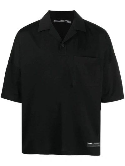 Attachment Polo In Black Polyester