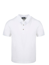 Herno Classic Crepe Polo Shirt In White
