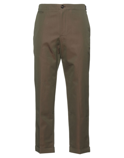 Alexander Mcqueen Green Cotton Trousers