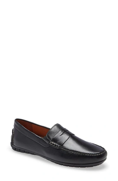 Johnston & Murphy Men's Cort Penny Shoes In Black