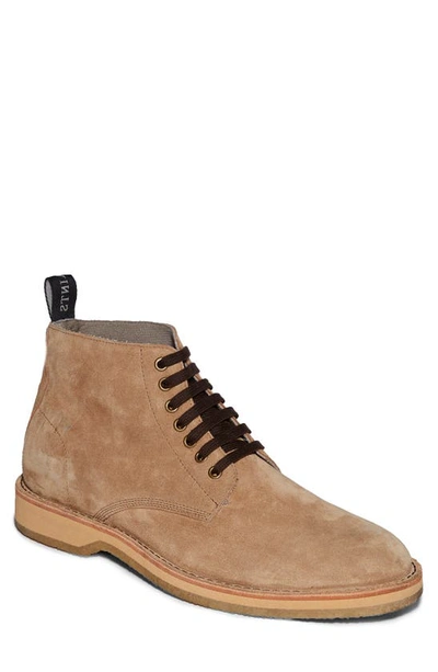 Allsaints Men's Mathias Lace Up Boots In Cognac Sand Suede