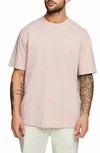 Topman Oversize Fit T-shirt In Mauve