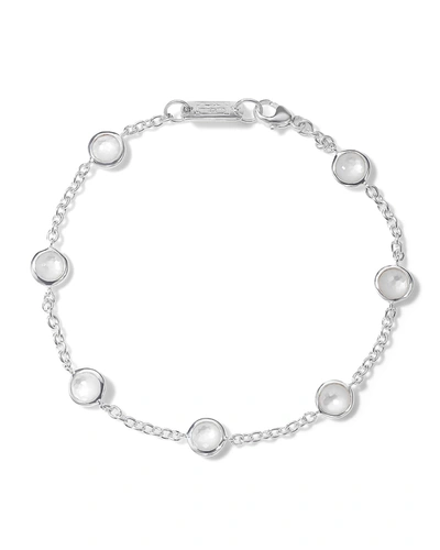 Ippolita Sterling Silver Lollipop 7-stone Station Bracelet In Mother-of-pearl