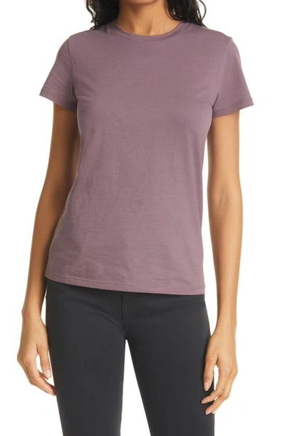 Vince Essential Crewneck T-shirt In Fig