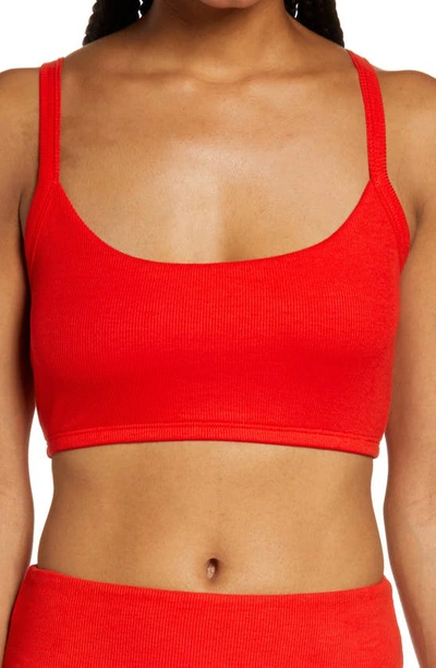 Year Of Ours Sleep Bralette In Red