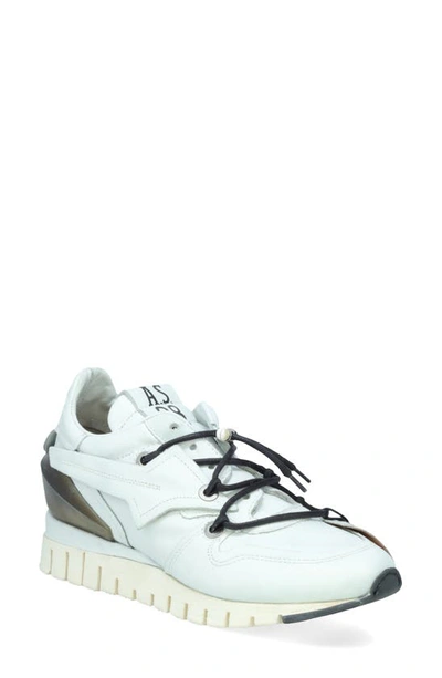 A.s.98 Doogie Sneaker In White Leather