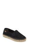 Toni Pons Aran Espadrille Slip-on Sneaker In Black Fabric