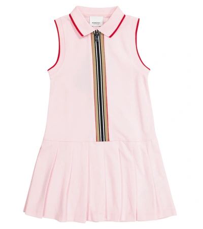 Burberry Girls' Martina Pique Polo Tennis Dress - Little Kid, Big Kid In Pink