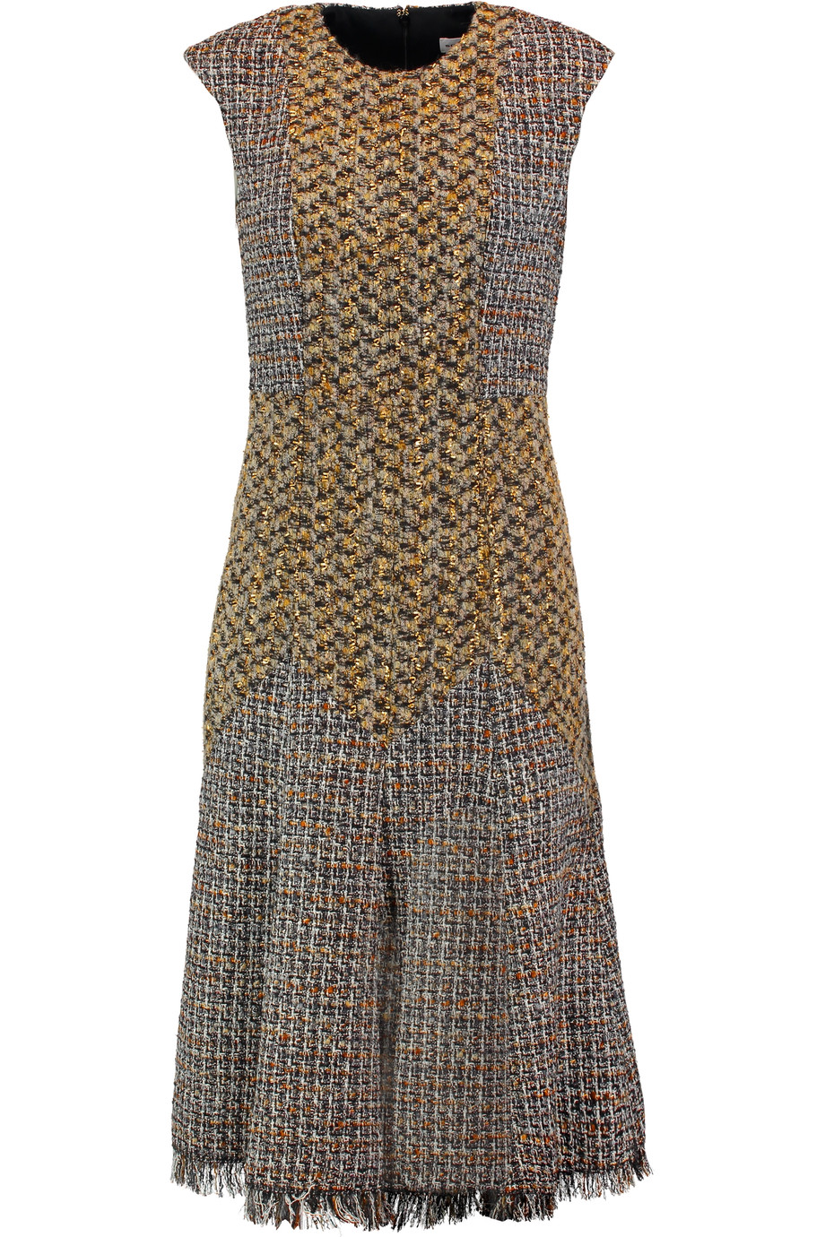 Sonia Rykiel Metallic Wool-blend Tweed Dress | ModeSens