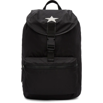 Givenchy Black Nylon Stars Backpack