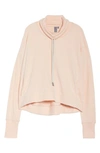 Sweaty Betty Harmonise Luxe Sweatshirt In Misty Rose Pink