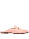 Sam Edelman Linnie Slip-on Leather Mules In Pink