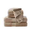 Brooklyn Loom Solid Turkish Cotton Towel Set, 6 Piece Bedding In Beige/khak