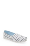 Toms Women's Printed Alpargata Flats Women's Shoes In White Blended