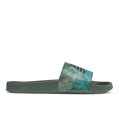 New Balance Men's 200 Slide Sandals From Finish Line In Green