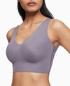 Calvin Klein Invisibles Comfort V-neck Comfort Bralette Qf4708 In Purple Haze