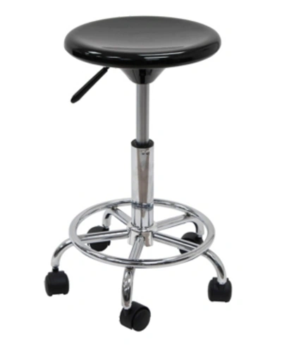Offex Artists And Crafters Studio Stool In Black