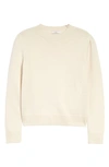 Co Essentials Cashmere Crop Sweater In Ivory