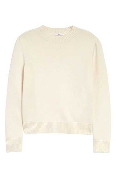 Co Essentials Cashmere Crop Sweater In Black