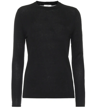 Co Round-neck Cashmere Jumper In Black