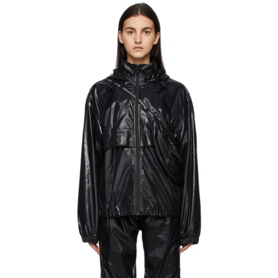 Alexander Wang Women's Zip Front Jacket With Integrated Fanny Pack In Black