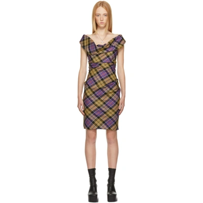 Vivienne Westwood
PAINTED ベレー帽 Vivienne Westwood high-waisted check-pattern Skirt | Blue