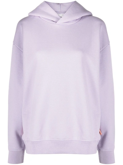 Acne Studios + Net Sustain Organic Cotton-blend Jersey Hoodie In Lilac
