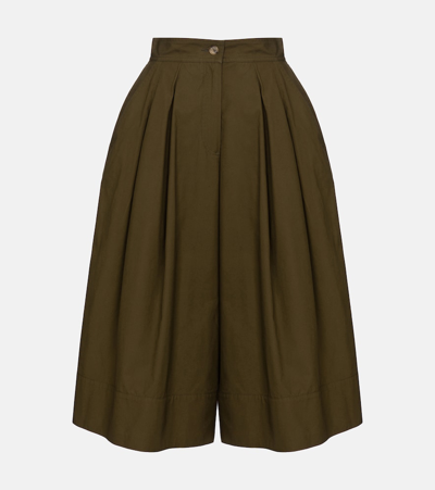 Moncler Genius Moncler X Jw Anderson Wide Leg Culottes In Green