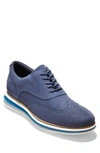 Cole Haan Original Grand Cloudfeel Leather Oxfords In Marine Blue