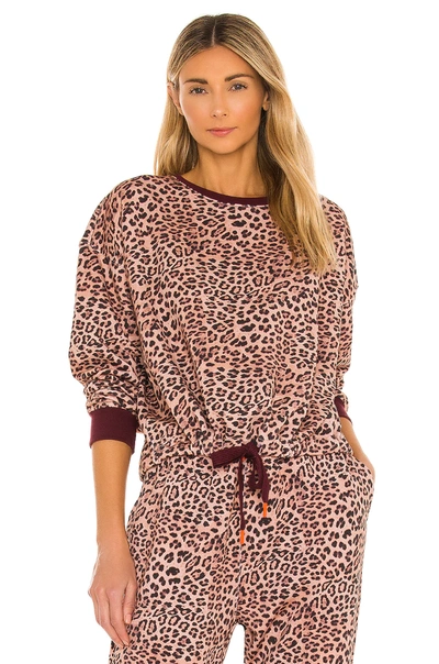 The Upside Leopard Jane Crew Sweatshirt