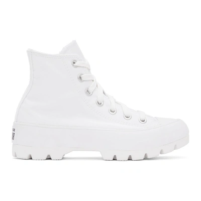 Converse White Lugged Chuck Taylor All Star Hi Sneakers | ModeSens