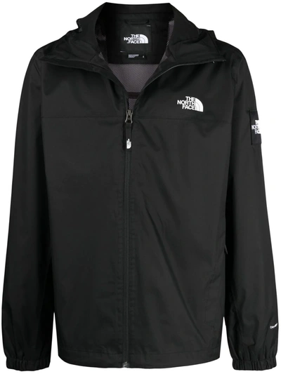 The North Face Mountain High-neck Hooded Jacket In Black