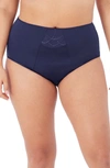 Elomi Cate Full Figure High Waist Briefs In Ink