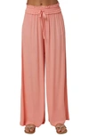 O'neill Ninette Wide Leg Pants In Canyon Clay