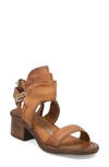As98 Kipp Ankle Strap Sandal In Whiskey Leather