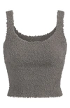 Skims Cozy Knit Tank Top In Grey